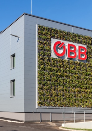 Nachhaltige DOMICO Gebäudehülle für die ÖBB-Betriebswerkstatt Wien-Floridsdorf